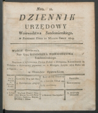 dziennik urzedowy woj.sandomierskiego 1819-11-00001